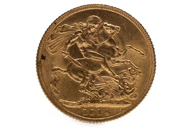 Lot 608 - A GOLD SOVEREIGN, 1914