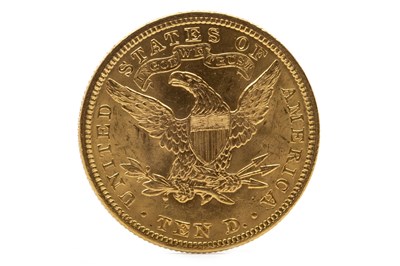 Lot 602 - A GOLD $10 COIN, 1907