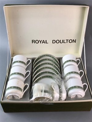 Lot 363 - A ROYAL DOULTON RONDELAY TEA SERVICE