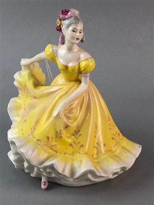 Lot 387 - A ROYAL DOULTON FIGURE OF ‘NANETTE' AND FOUR OTHER ROYAL DOULTON FIGURES