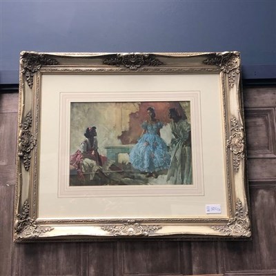 Lot 500 - THREE FRAMED RUSSELL FLINT REPRODUCTIONS