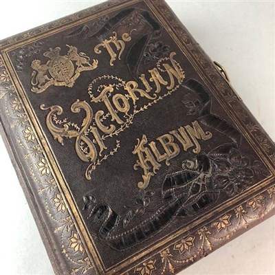 Lot 302 - A VICTORIAN MUSICAL PHOTOGRAPH ALBUM