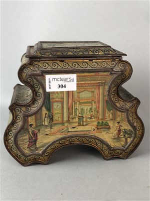 Lot 304 - A HUNTLEY AND PALMER BISCUIT TIN