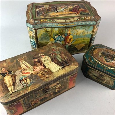 Lot 311 - THREE VINTAGE BISCUIT TINS