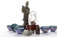 Lot 704 - EARLY 20TH CENTURY CHINESE JADE MYTHICAL...