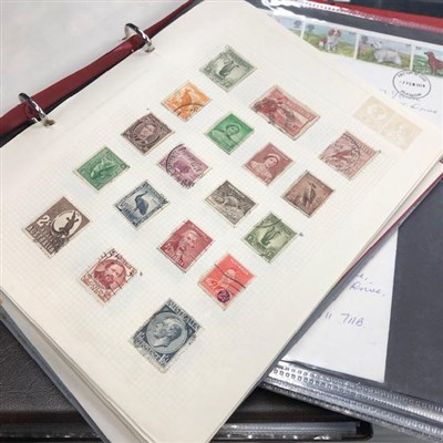 Lot 411 - A COLLECTION OF STAMPS AND FIRST DAY COVERS