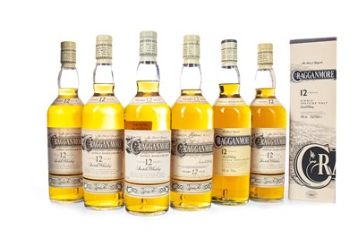 Lot 395 - SIX BOTTLES OF CRAGGANMORE 12 YEARS OLD