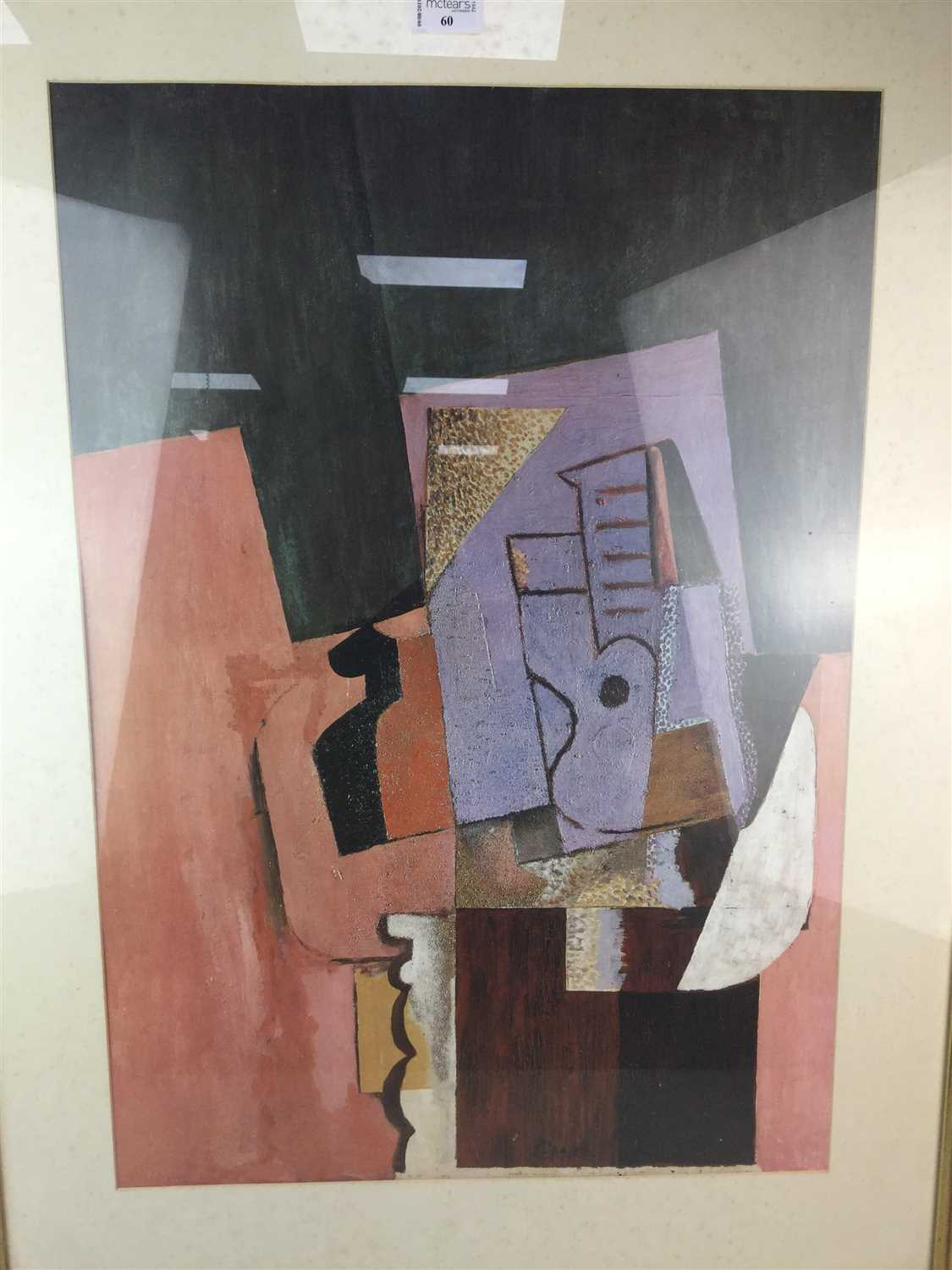 Lot 60 - ABSTRACT, A PRINT AFTER PICASSO