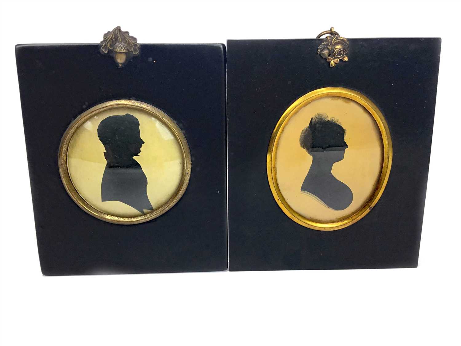 Lot 1669 - A LOT OF TWO LATE 18TH CENTURY SILHOUETTES