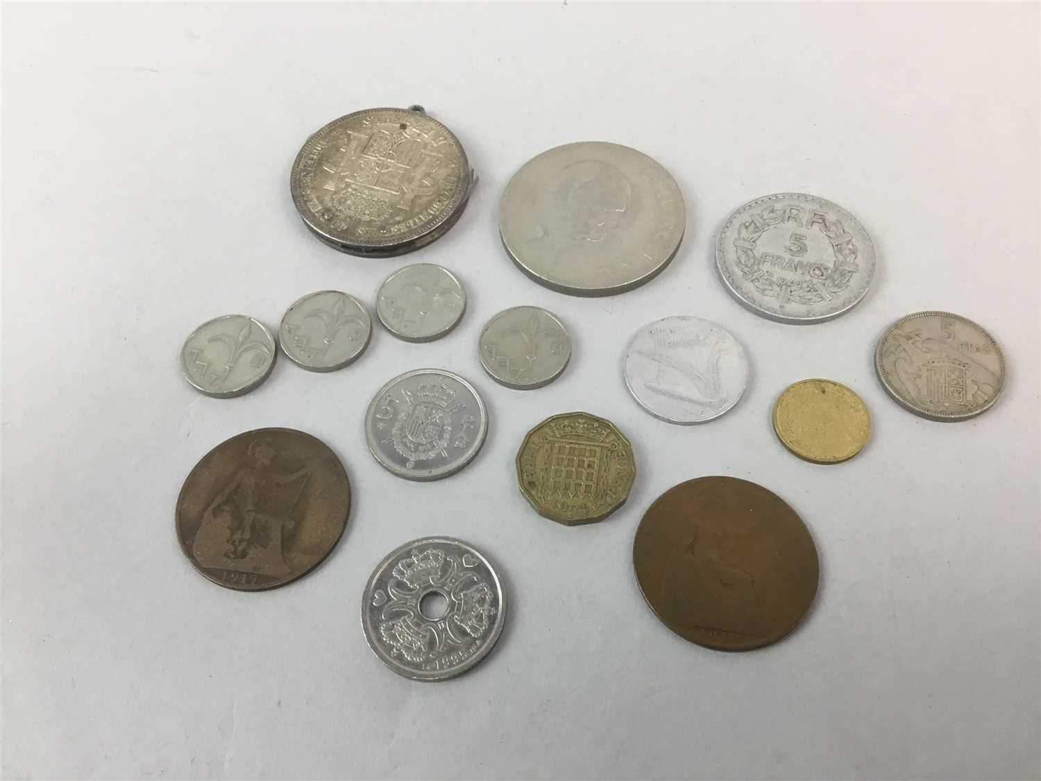 Lot 57 - A LOT OF WORLD COINS AND OTHER ITEMS
