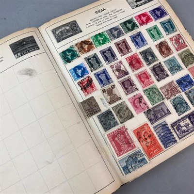 Lot 125 - A BALMORAL ALBUM OF WORLD STAMPS