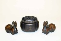 Lot 739 - EARLY 20TH CENTURY CHINESE BRONZE CENSER of...