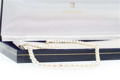 Lot 12 - A PEARL NECKLACE