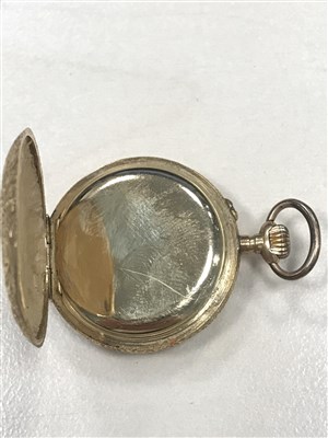 Lot 796 - A CONTINENTAL GOLD FOB WATCH