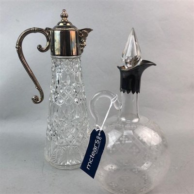 Lot 30 - A LARGE LOT OF DECANTERS AND OTHER GLASS WARE