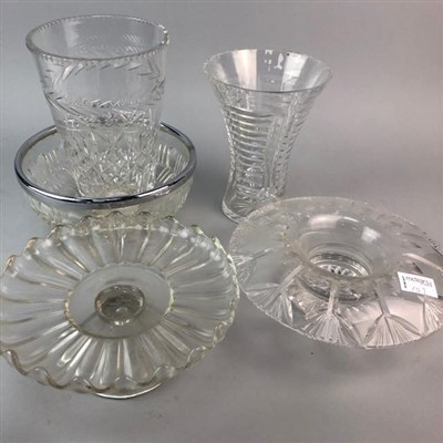 Lot 103 - AN ART DECO DESSERT SERVICE AND OTHER GLASS WARE