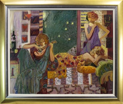 Lot 461 - THE MUSES, AN OIL