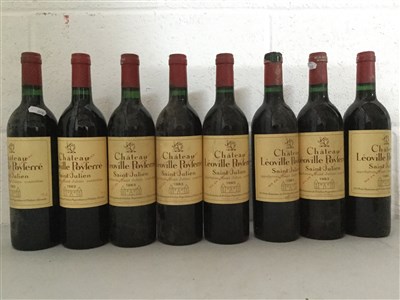 Lot 2061 - EIGHT BOTTLES OF CHATEAU LEOVILLE POYFERRE 1983