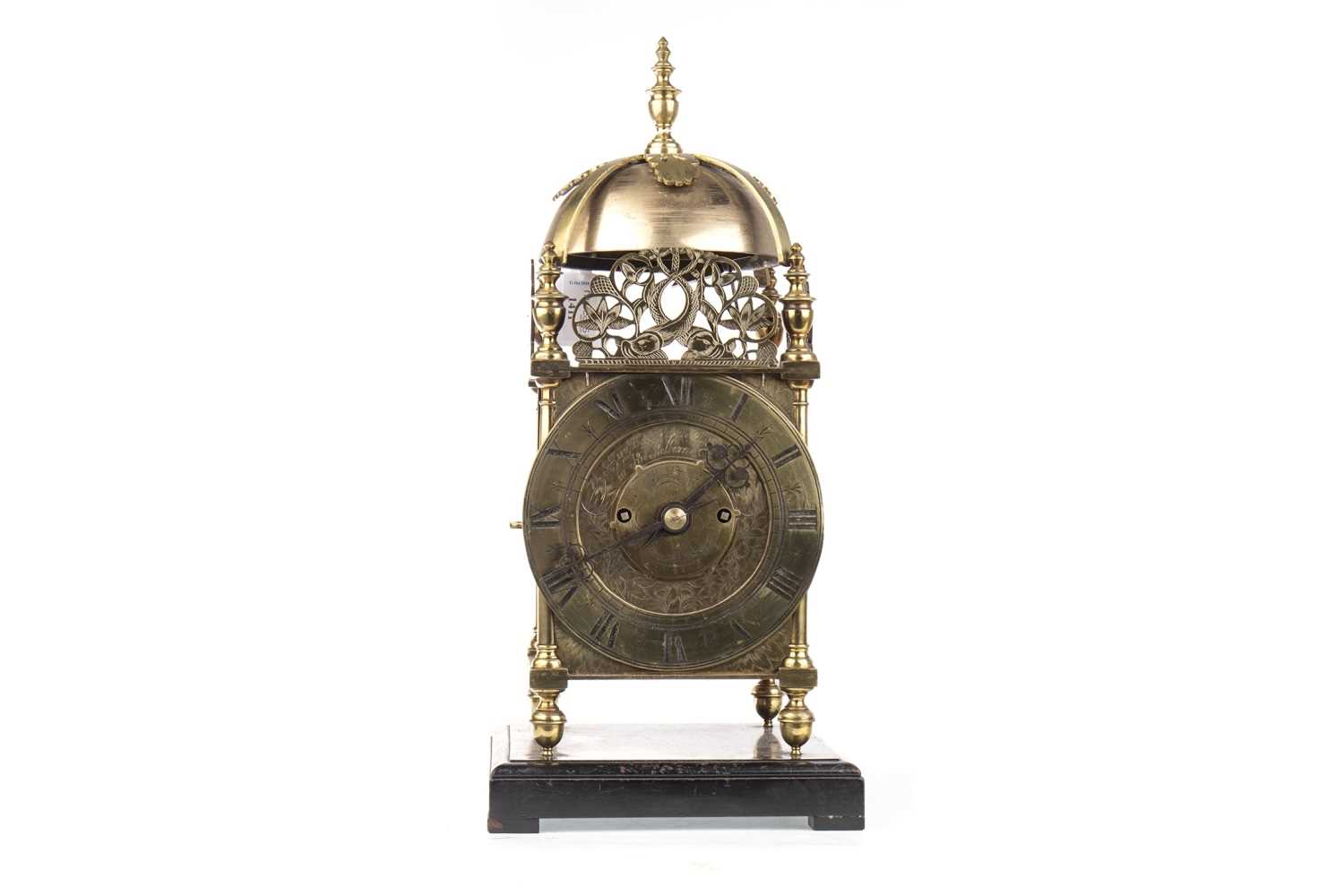Lot 1411 - A 17TH CENTURY AND LATER LANTERN CLOCK BY JEFFREY BAYLEY