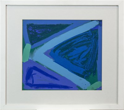 Lot 652 - TOTALLY BLUE BEAT, A SCREENPRINT BY ANTHONY FROST