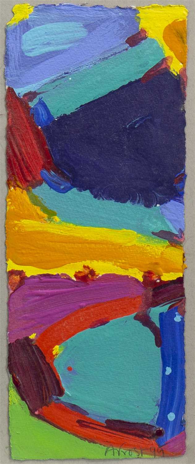 Lot 557 - ABSTRACT, AN OIL BY ANTHONY FROST