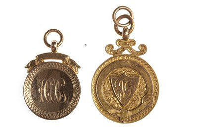 Lot 1808 - A LOT OF THREE GOLD BOWLING MEDALS WON BY J GILLESPIE