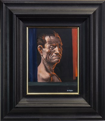 Lot 686 - TIME SERVED, AN OIL BY FRANK MCFADDEN