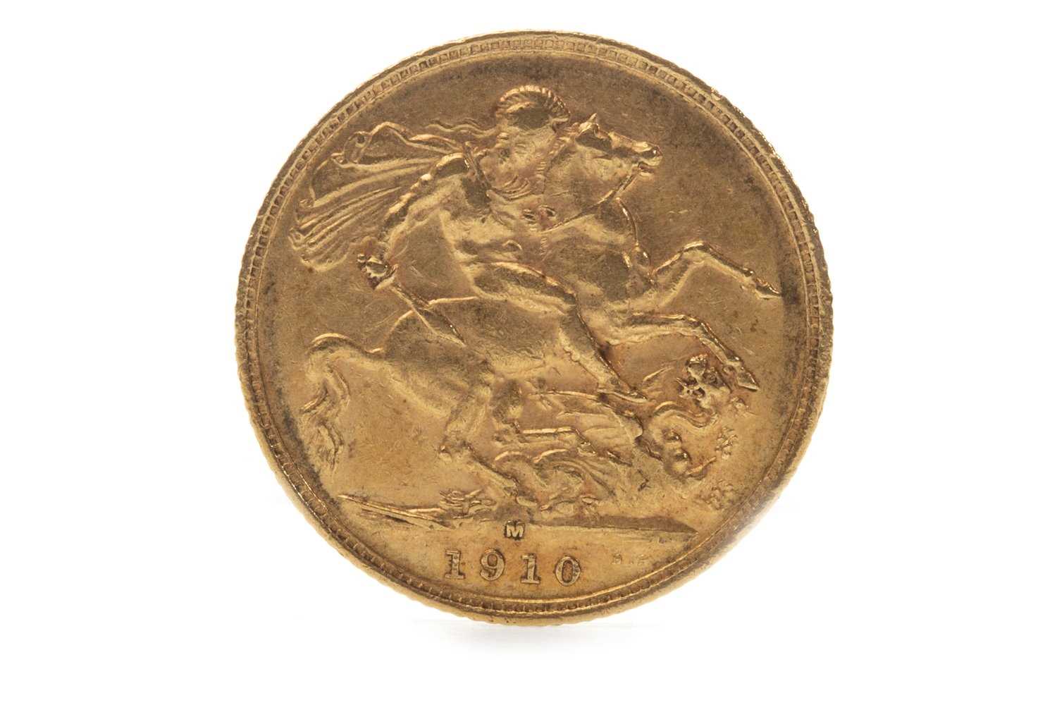 Lot 502 - A GOLD SOVEREIGN, 1910