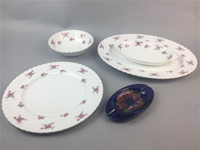 Lot 74 - A RICHMOND ROSE TIME TEA AND DINNER SERVICE AND A MOORCROFT ASH TRAY