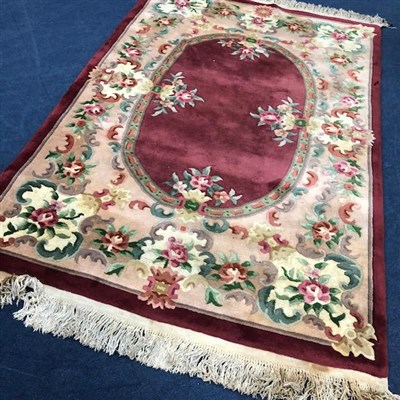 Lot 191 - A 20TH CENTURY CHINESE RUG