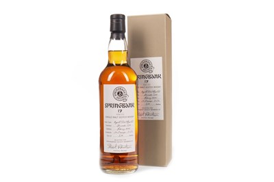 Lot 51 - SPRINGBANK 1990 AGED 17 YEARS SOCIETY BOTTLING