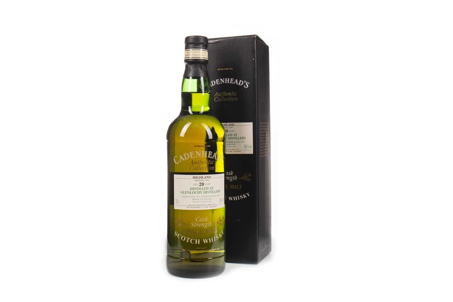 Lot 29 - GLENLOCHY 1977 CADENHEAD'S AUTHENTIC COLLECTION AGED 20 YEARS