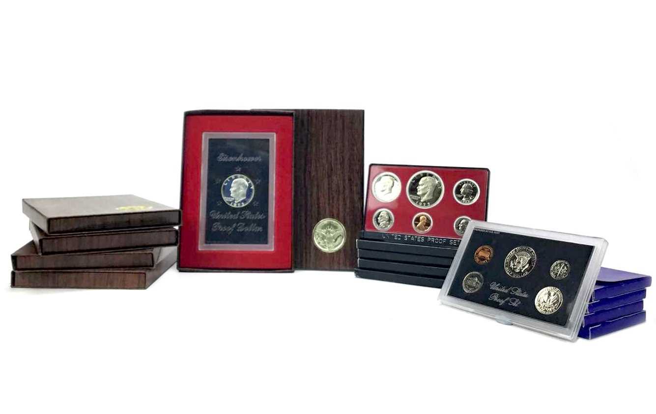 Lot 504 - A COLLECTION OF USA COINS AND COIN SETS