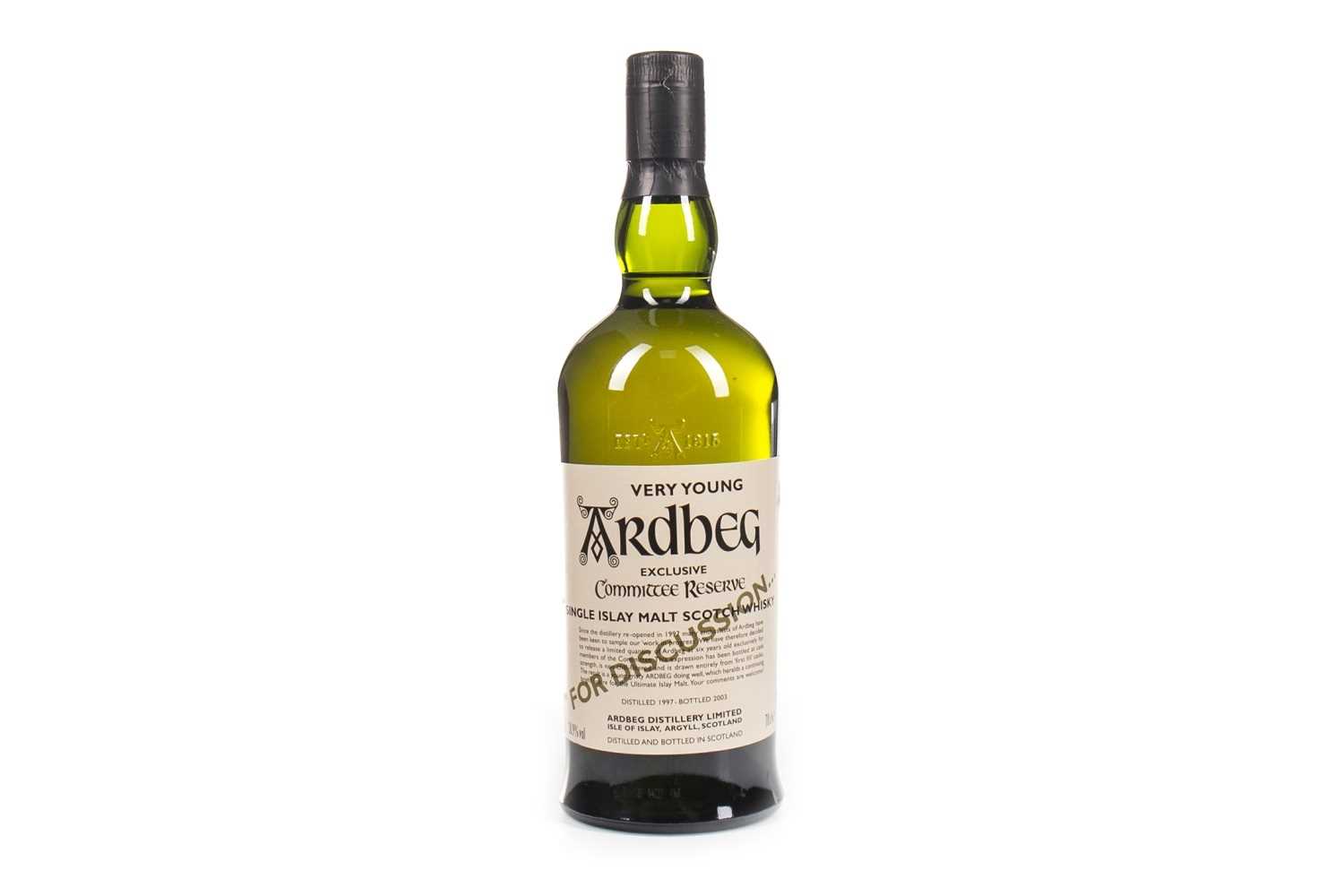 Lot 40 - ARDBEG VERY YOUNG COMMITTEE RESERVE
