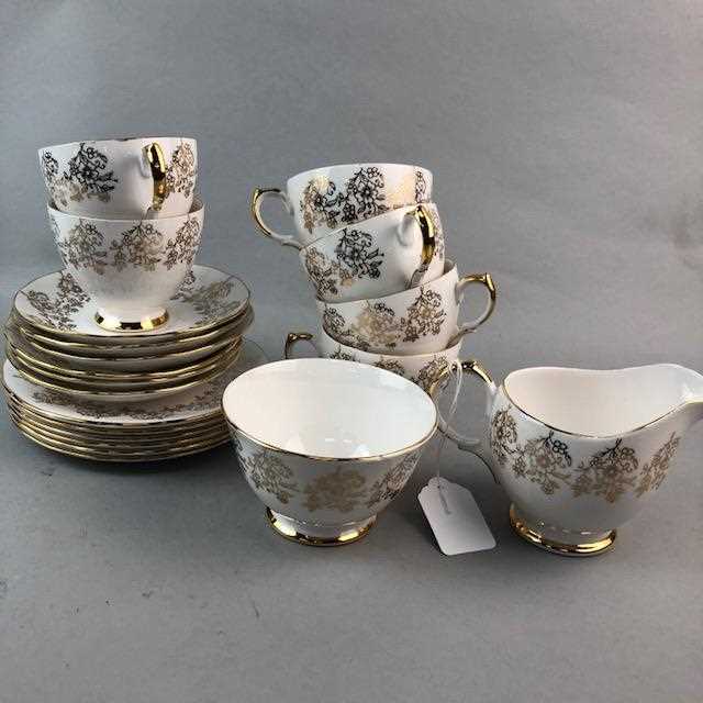 Lot 8 A GAINSBOROUGH BONE CHINA TEA SERVICE