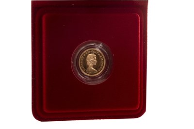 Lot 513 - A GOLD PROOF HALF SOVEREIGN, 1980