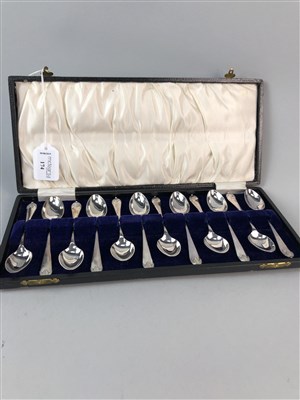Lot 174 - A SET OF DESSERT KNIVES AND FORKS AND OTHER CUTLERY