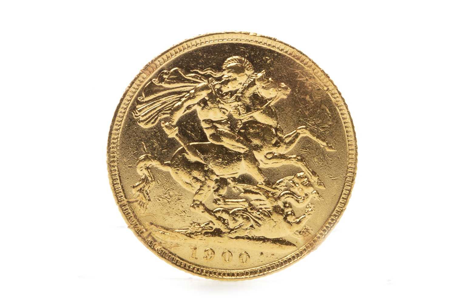 Lot 519 - A GOLD SOVEREIGN, 1900