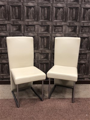 Lot 1688 - A SET OF ROLF BENZ DINING CHAIRS