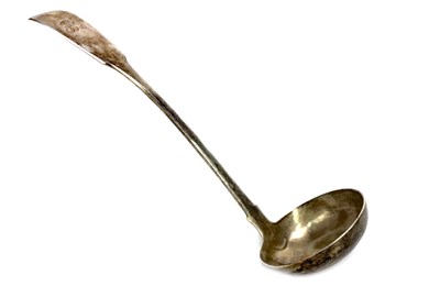 Lot 850 - A SCOTTISH PROVINCIAL TODDY LADLE