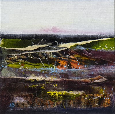 Lot 624 - SETTING SUN, A MIXED MEDIA BY MAY BYRNE