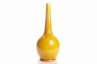 Lot 952 - BURMANTOFTS EARTHENWARE BOTTLE VASE the body...