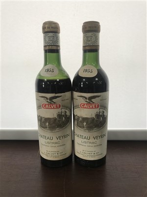 Lot 2063 - TWO HALF BOTTLES OF CHATEAU VEYRIN 1955