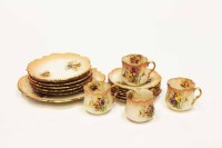 Lot 956 - NAUTILUS PORCELAIN HALF TEA SET comprising six...