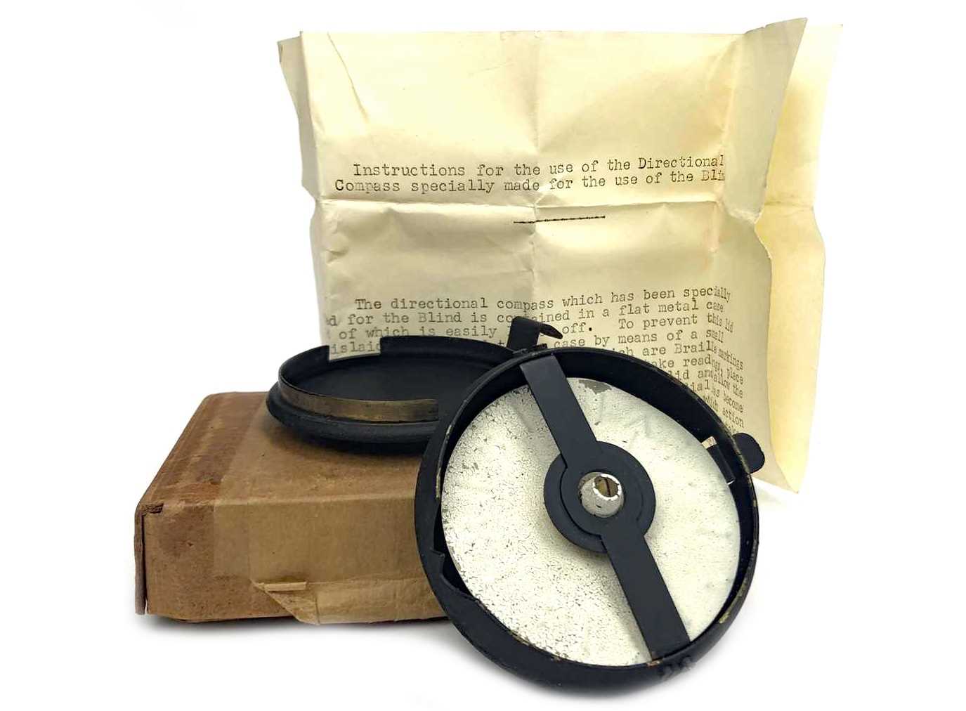 Lot 871 - A ROYAL NATIONAL INSTITUTE FOR THE BLIND DIRECTIONAL COMPASS