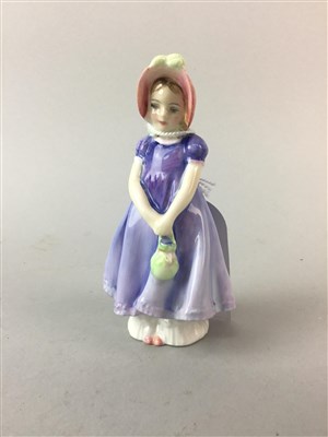 Lot 355 - A ROYAL DOULTON FIGURE OF 'IVY' AND OTHER CERAMICS
