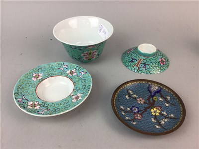 Lot 167 - A COLLECTION OF CHINESE CERAMICS ALONG WITH BRASS AND COPPER ITEMS