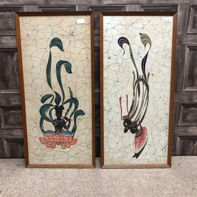 Lot 409 - A PAIR OF EASTERN PANELS