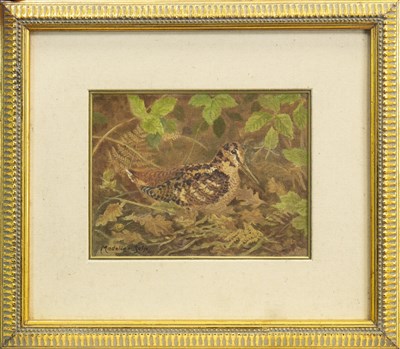 Lot 499 - WOODCOCK, AN OIL BY MADELINE SELFE