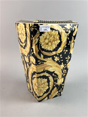 Lot 120 - TWO GRADUATED VERSACE VASES